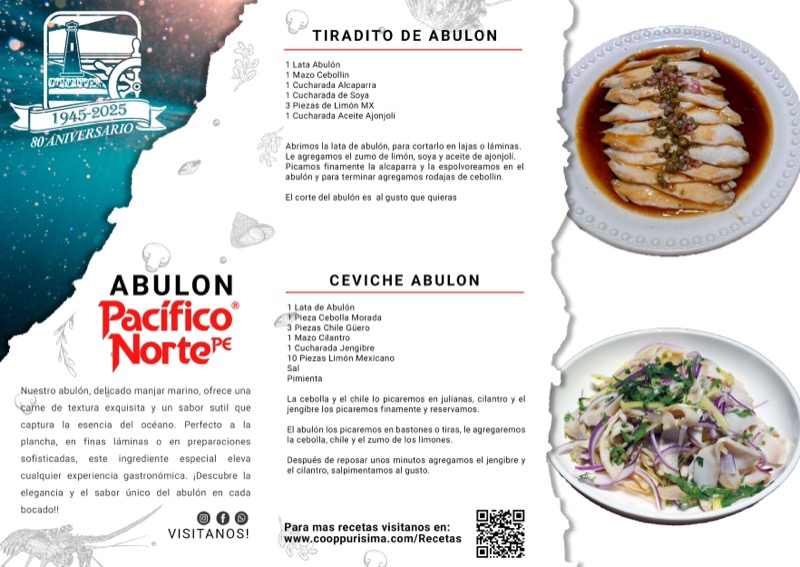 Tiradito de Abulón