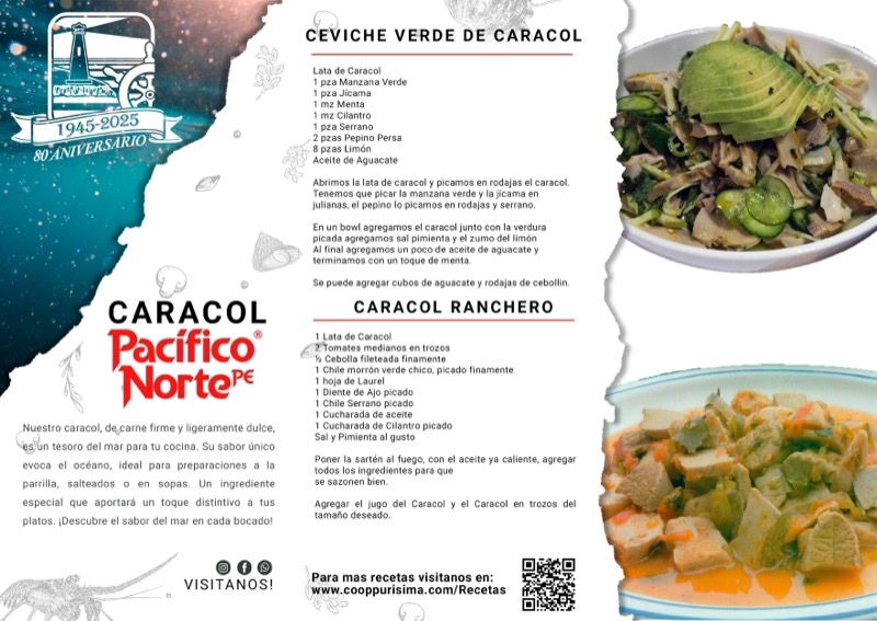 Ceviche Verde de Caracol